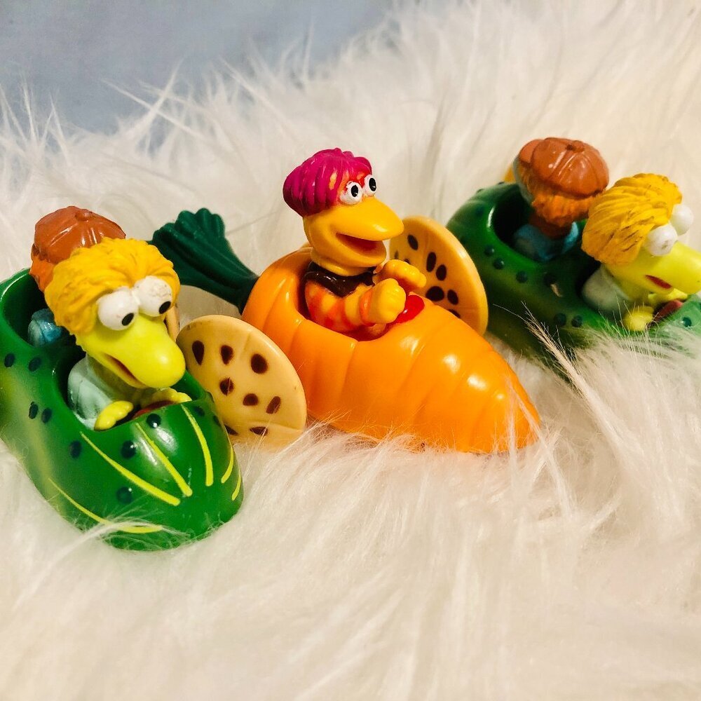 1988 McDonald’s Fraggle Rock Happy Meal Toy Lot Gobo Red Boober Cars